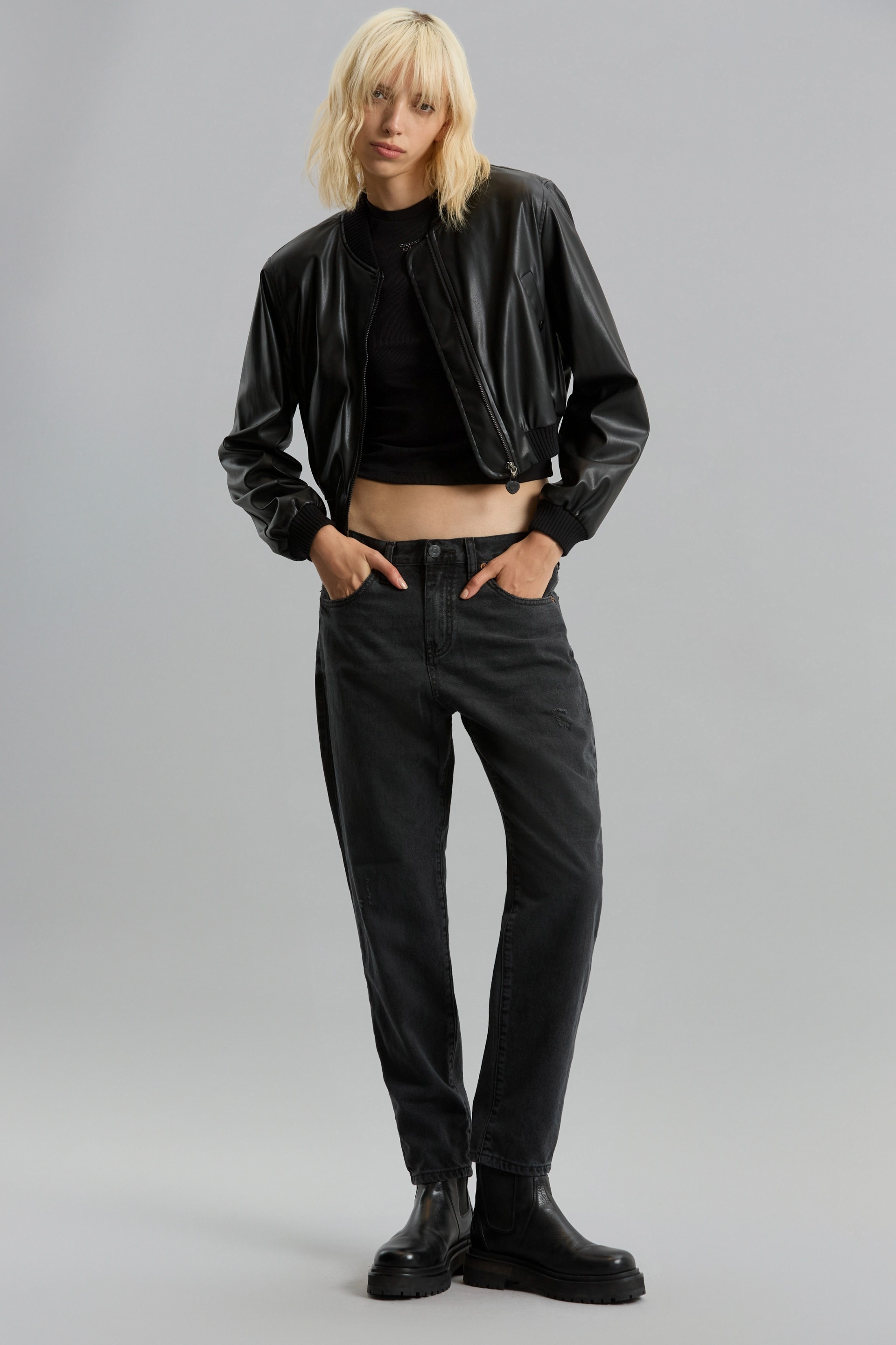 JEANS BOYFIT BLACK SOUL