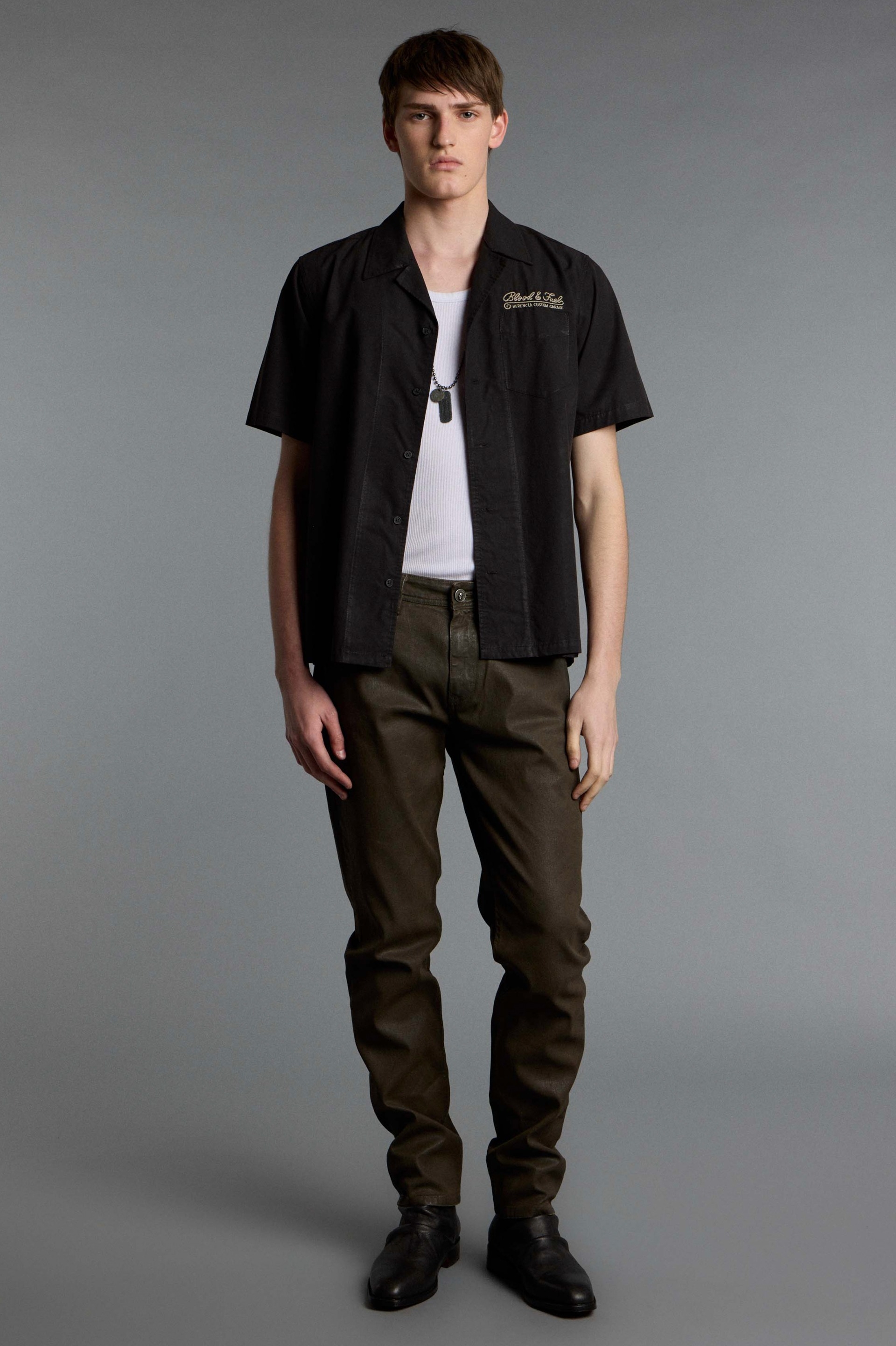 PANTALÓN SKULL LEATHER BROWN