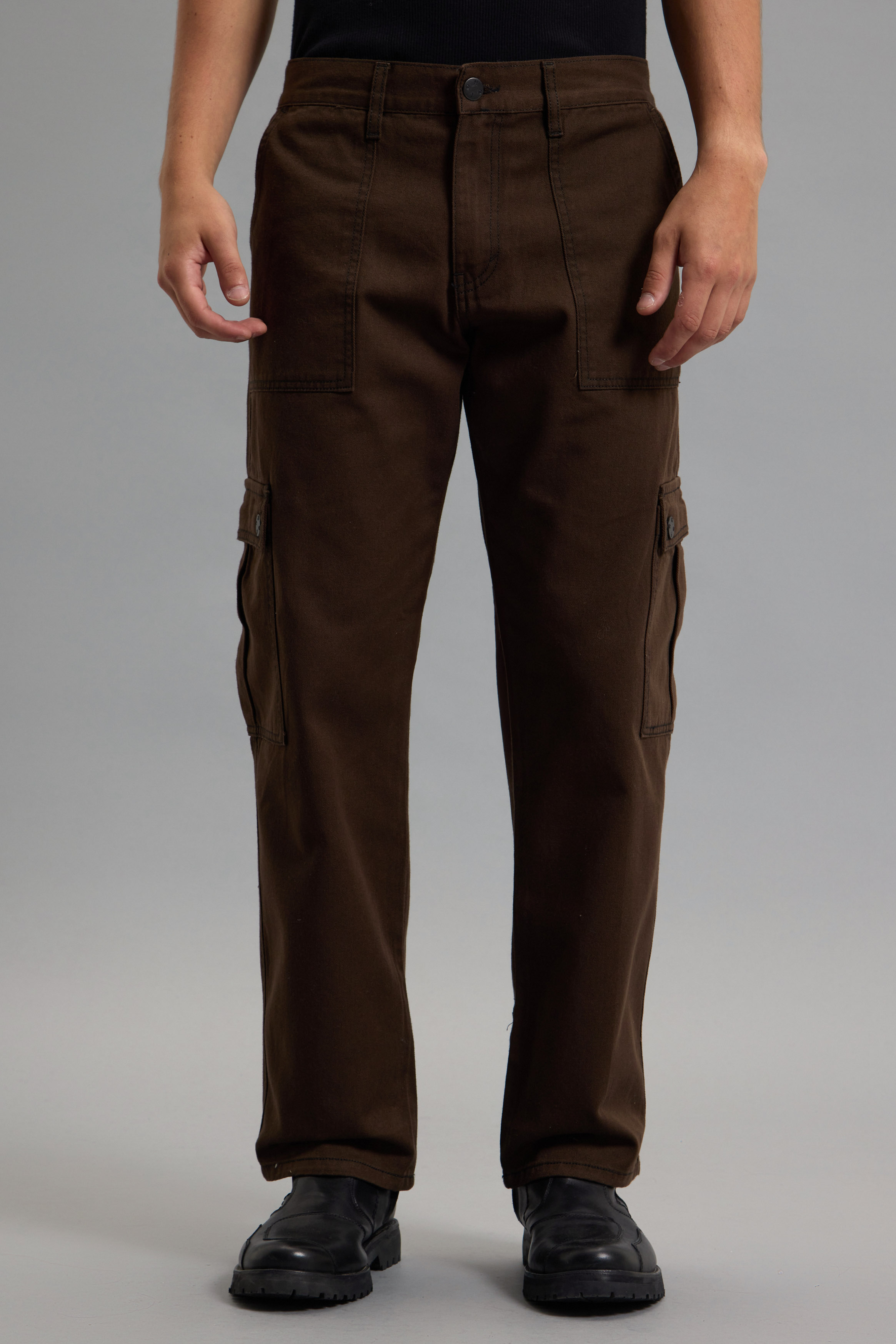 PANTALON CARGO CLASH BROWN