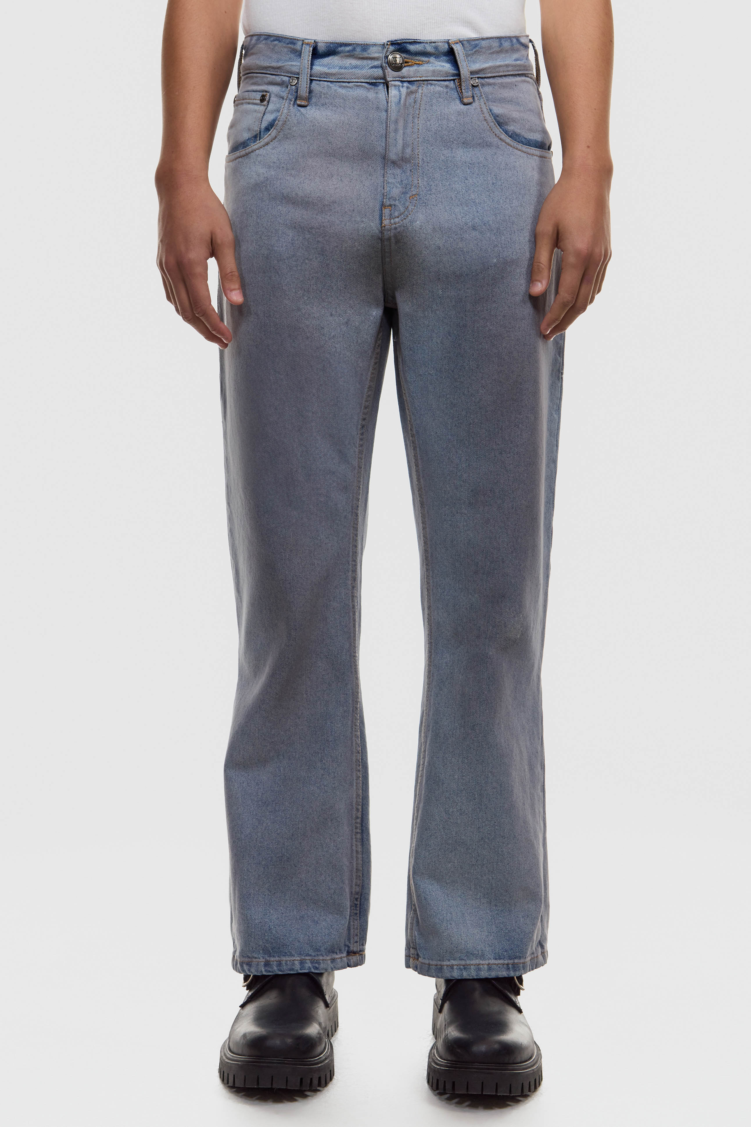 JEANS FLARE ICED LABEL