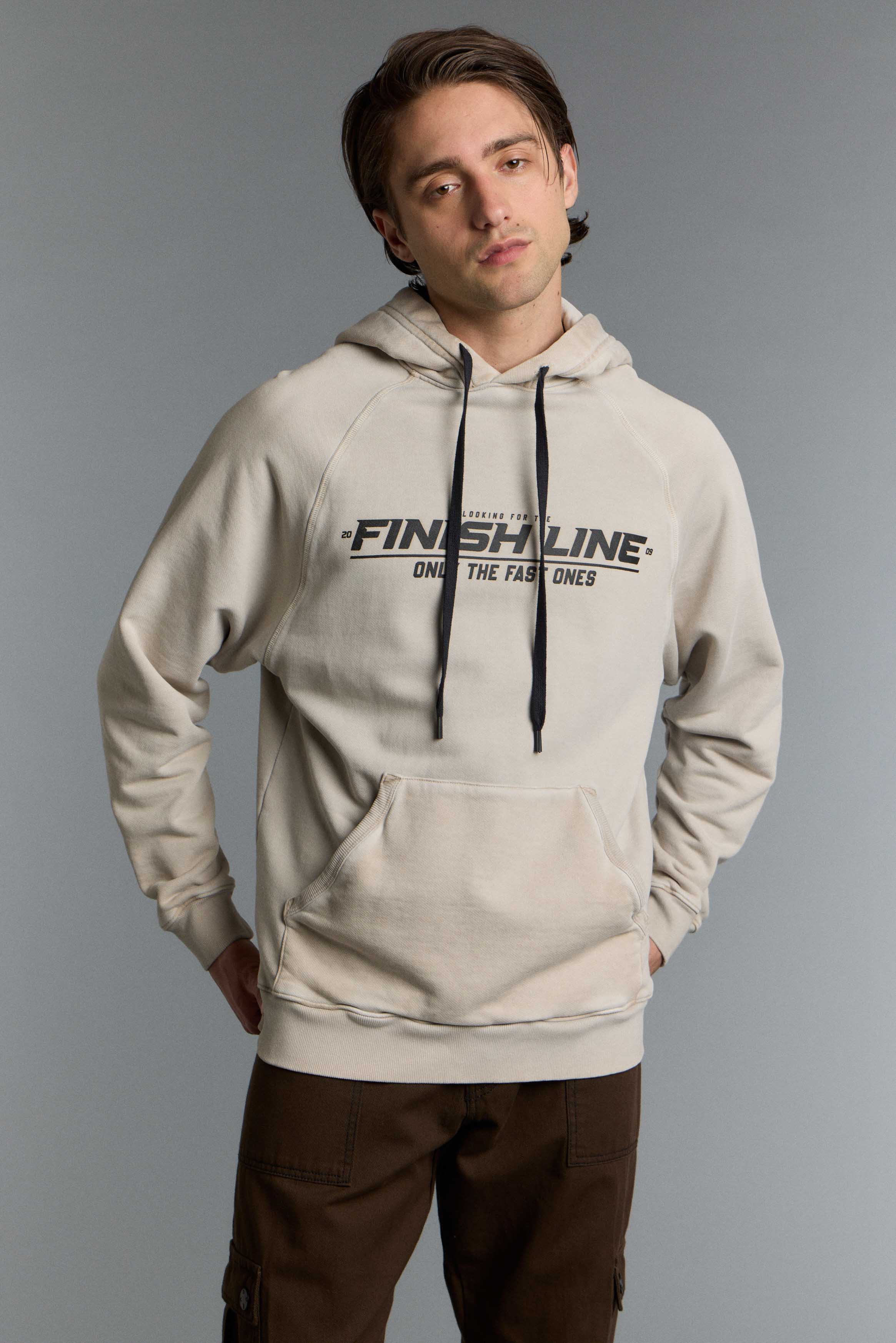 HOODIE CROSS LINE